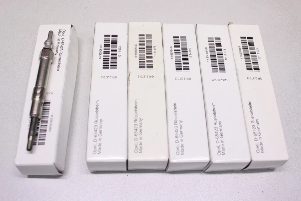 6x ORIGINAL OPEL Vectra C 1.9 Bujía 93180295 EMBALAJE ORIGINAL - Imagen 1 de 1