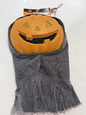 Hyde And Eek Light Up Goblin Pumpkin Mask Adult OSFM - Image 1 of 4