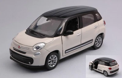 MODELLINO AUTO STATICO NEW RAY FIAT 500L 2013 BIANCO MODELLISMO SCALA 1:24 - Immagine 1 di 4