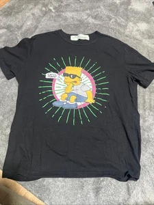 Bart Simson Off-White Damen T-Shirt schwarz und pink 2019 - Bild 1 von 10