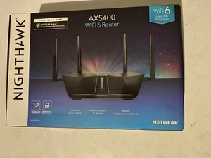 NETGEAR Nighthawk 6-Stream Dual-Band WiFi 6 Router Sicurezza - Foto 1 di 8