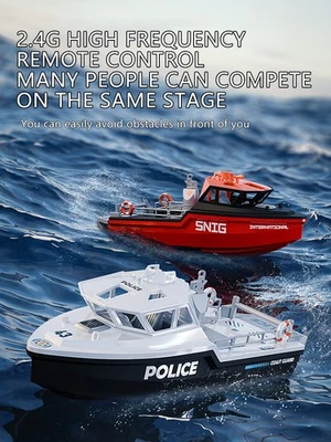 1:32 RC Boot Brushless 1503 Motor 8km/h 2,4GHz Fernsteuerung Schlepper Schiff - Bild 1 von 4