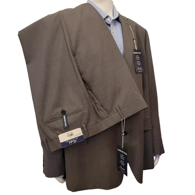Ralph by Ralph Lauren suit mens 54R pants 48 unhemmed gray Comfort Flex 3XL wool - Image 1 of 4