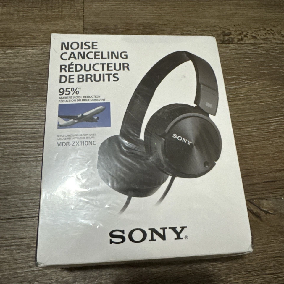 Sony ZX110NC Headband Wired Headphones - Black BRAND NEW SEALED - Image 1 of 1