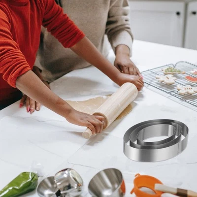 3pcs Bread Cake Cutter Cake Cutter Mousse Mould Baking Tools - Image 1 of 4