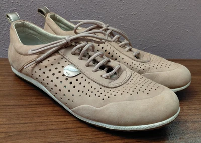 Geox Respira Tableya Mujer Transpirable Parte Superior Baja Rosa Zapatillas Con Cordones EE. UU. Talla 8 Foto 1 de 4