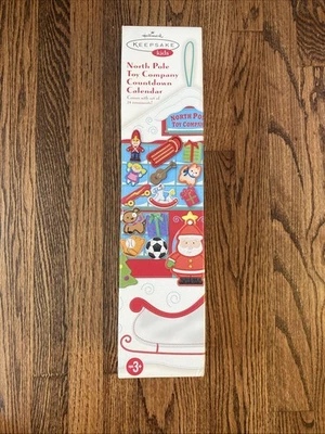 2007 Hallmark Keepsake Kids North Pole Toy Company  Countdown Calendar 3+ NEW - Image 1 of 4