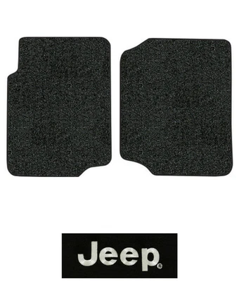 1981-1984 Jeep Scrambler CJ8 напольные коврики - 2шт спереди - Cutpile - Изображение 1 из 3