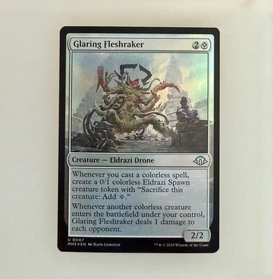 Magic the Gathering: Glaring Fleshraker Modern Horizons 3 Foil NM - Image 1 of 3