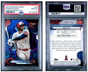 2023 Bowman's Best - SHOHEI OHTANI - Gorgeous PSA 8 NM-MINT - Future HOFer - Bild 1 von 2
