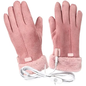 2 Juegos Guantes Eléctricos Calefacción para Mujer Miss Recharge Usb Mujer Rosa - Imagen 1 de 12