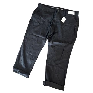 St. John's Bay Girlfriend Chino Pants Women's 18W Black NWT Capri Cropped Ankle - Picture 1 of 6