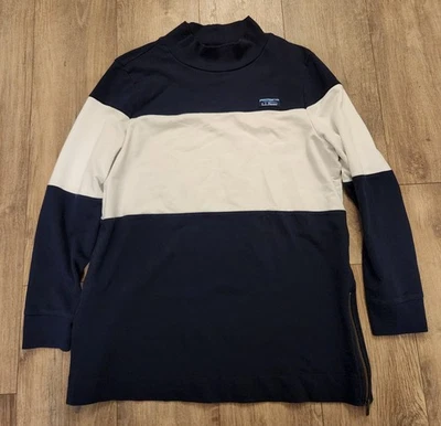 L.L. Camisa de manga larga Bean para mujer XL clásica túnica de rugby bloques de colores cuello falso Foto 1 de 4