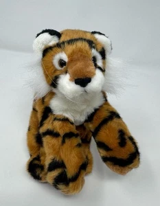 RAR Russ Berrie Tiggy der Tiger Bengal orange kleiner Sitzsack Plüsch Vintage - Bild 1 von 5