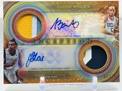 2022 Bowman Inception AMARI BAILEY/JJ STARLING DUAL RELIC AUTO 07/25 🔥 - Image 1 of 2