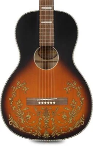 Recording King Dirty 30s Series 7 Single 0 "Golden Strings" Acoustic Guitar - - Picture 1 of 8