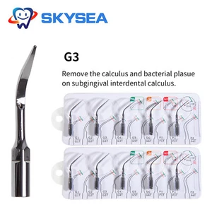 Punte per ridimensionamento piezoelettrico ad ultrasuoni dentale 1-10 G3 adatte a picchio manipolo EMS - Foto 1 di 13