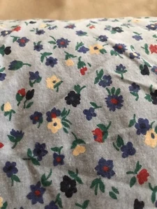 LL Bean Full Duvet Comforter Cover Small Blue Floral Print Size Full - Picture 1 of 2