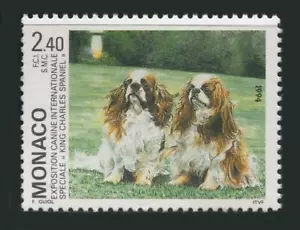 Monaco: 1994 King Charles Spaniel (1900) postfrisch - Bild 1 von 1