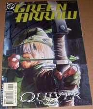 Green Arrow #2 SIGNED Kevin Smith DC 2001 Matt Wagner painted cover Batman cameo