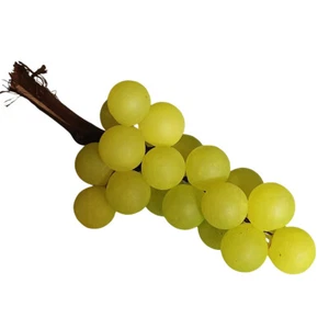 Grappolo d’uva in Alabastro giallo Scultura da Tavolo dimensioni reali - Foto 1 di 1