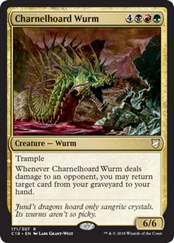 x1 Charnelhoard Wurm R MTG Commander 2018 M/NM, English - Image 1 of 1