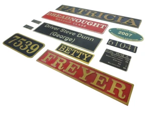 Nameplate,Number Plate Large Road (2,3,4 Inch Scale) (unit = Each) - Picture 1 of 2