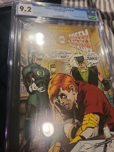 GREEN LANTERN/GREEN ARROW #5 CGC 9.2 (2/84) DC REPRINT white pages - Picture 1 of 1