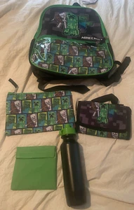 Nuevo juego de mochila de 5 piezas Minecraft - Imagen 1 de 7