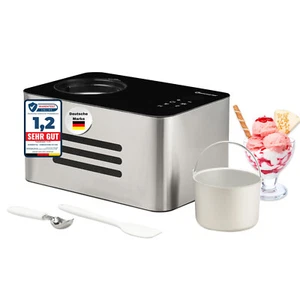 Sommertal ICE1500 Eiscreme Maschine mit Kompressor Eismaschine 1,5L 150Watt - Bild 1 von 15