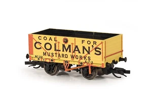 Peco TT-R7006P TT Gauge 7 Plank Open Wagon Colman's Mustard - Picture 1 of 1