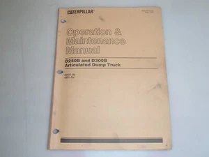 Caterpillar D250B , D300B Dump Truck Operation Maintenance Manual , SEBU8642 - Picture 1 of 5