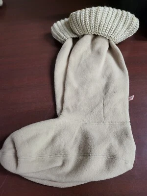 Boot Socks Liners Tan M/L Sugar NWOT - Image 1 of 2