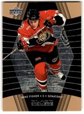 1999-00 Upper Deck Black Diamond Mike Fisher Rookie #61 Ottawa Senators