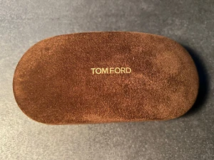 Neues Tom Ford Brillenetui Alcantara Wildlederhaptik & Original Putztuch - Bild 1 von 3