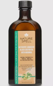 Nature Spell Natural Treatment Oil for Hair & Skin castor oi with moringa150ml - Picture 1 of 1