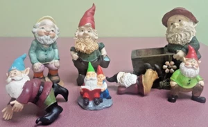LOT of Assorted Brands and Styles Gnomes Garden Decorations Decor (7 Gnomes) - Picture 1 of 12