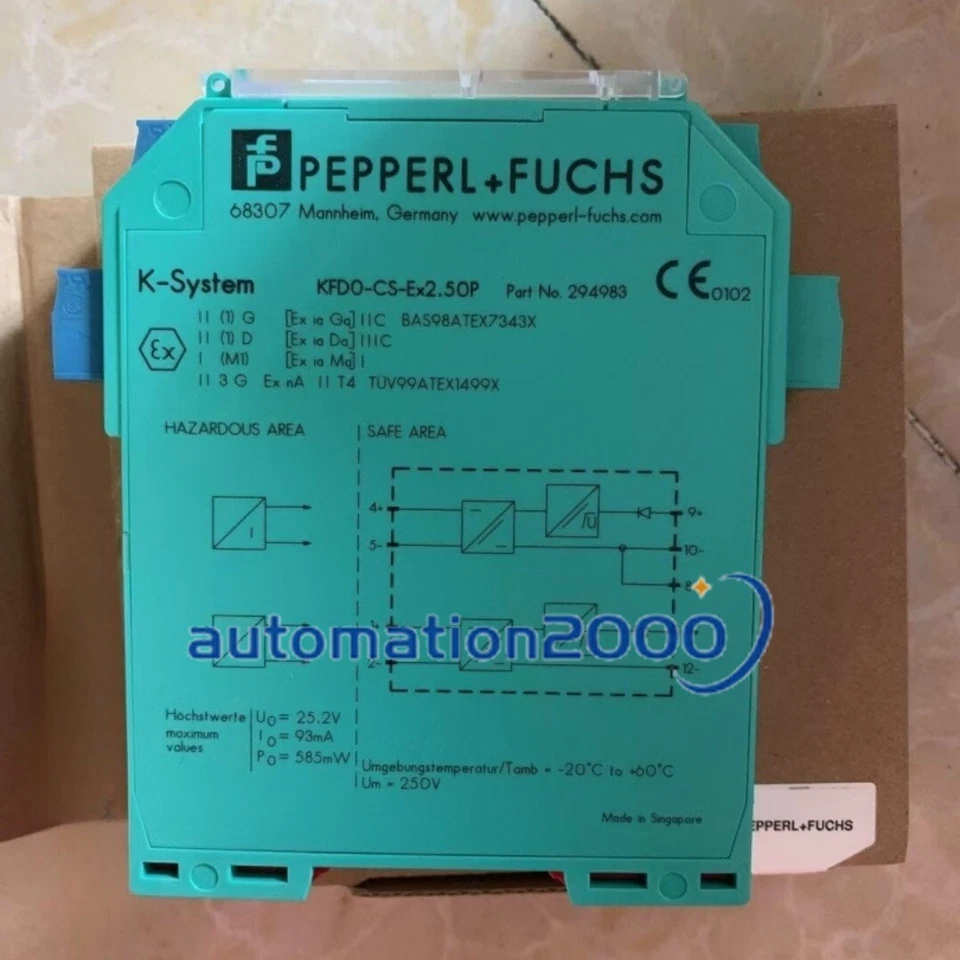 1PC NEW IN BOX Pepperl+Fuchs KFD0-CS-Ex2.50P Safety barrier - Image 1 of 1