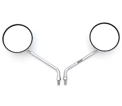 Set of 2 Mirrors 8mm - Honda C/CL/CT70 CL/CT/S90 CB/CL100/125 CA/CB/CL72 CB/CL77 - Image 1 of 2