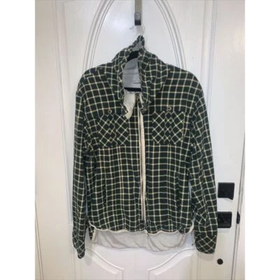 Artful Dodger Verde Cuadros Cremallera Patinadora Chaqueta Talla XL RN # 106830 Grunge Patinador Foto 1 de 4