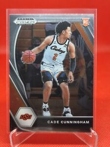 2021 Prizm Draft Picks Basketball Cade Cunningham Detroit Pistons Rookie #1