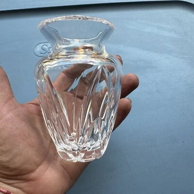 WATRERFORD CRYSTAL bridal attendant bud vase 4.5" vintage made in IRELAND NEW - Image 1 of 3