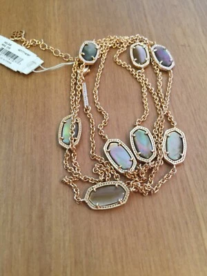 Collar Estación Madreperla Kendra Scott Kelsie Oro Rosa - Nuevo con Etiquetas Foto 1 de 4