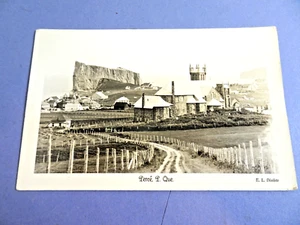 Vintage PHOTO POSTCARD Perce Quebec Canada Saint-Michel Church - Picture 1 of 2