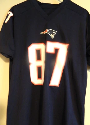 Camiseta Rob Gronkowski New England Patriots para niños jóvenes #87 talla XL 18/20. Foto 1 de 4