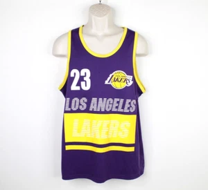 Lebron James Jersey Medium Los Angeles Lakers Tank Top Basketball UNK NBA 23 - Picture 1 of 10