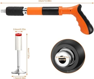Mini Pistola Sparachiodi Manuale,Pistola per Unghie Sparachiodi con 100 Chiodi - Foto 1 di 9