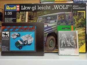 MODELLISMO - Lkw gl Leicht "Wolf"+ Accessori in Resina - scala 1/35 - Foto 1 di 4