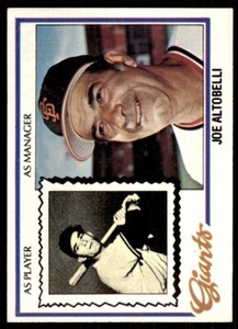 1978 Topps Joe Altobelli. Baseball Cards #256