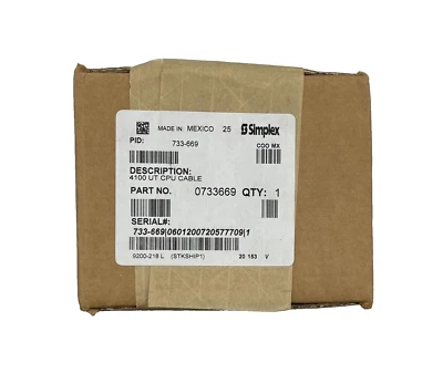 Simplex 733-669 - Same Day Shipping (SEALED) - Image 1 of 2